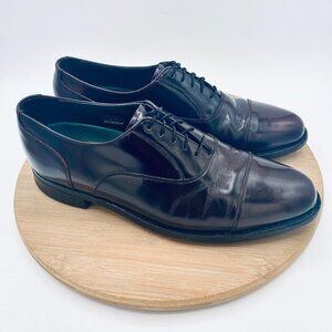 Vintage Florsheim Imperial Shoes Mens 10 Brown Leather Oxfords Cap